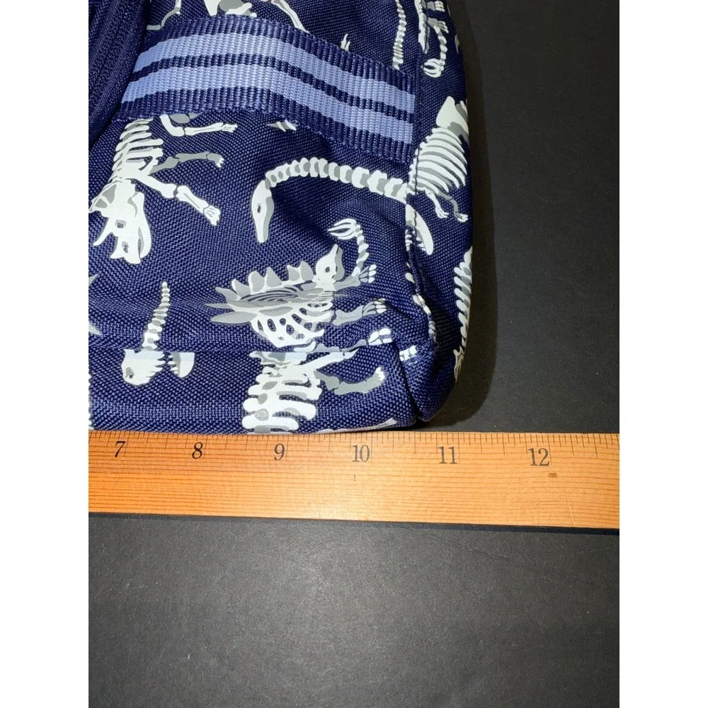 Pottery Barn Dinosaur Skeleton Glow In The Dark Hanging Toiletry Bag Travel Case